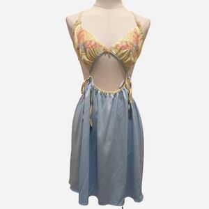 For Love & Lemons Pastel Butterfly Papillon Slip Dress (Large)‼️Open to Offers